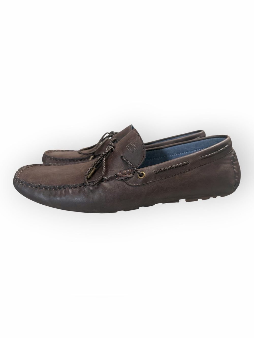 🍂🥮🍂Tommy Hilfiger🥮Leather Slip-On Driving Loafers🥮Brand New🥮Fall Necessity🍂🥮🍂
